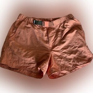 REI Orange Hiking Shorts Lightweight Casual